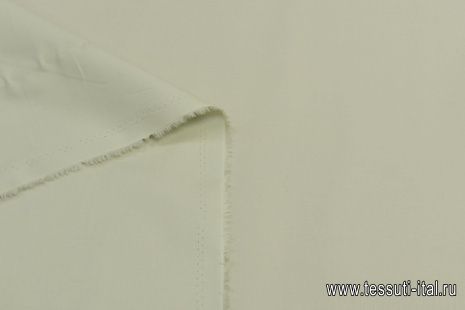 Сорочечный поплин стрейч (о) светло-оливковый - итальянские ткани Тессутидея арт. 01-6857