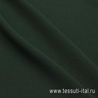 Плательная кади (о) темно-зеленая - итальянские ткани Тессутидея арт. 03-7423