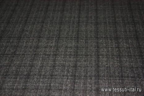 Костюмная (н) черно-серая ш-150см - итальянские ткани Тессутидея арт. 05-2217