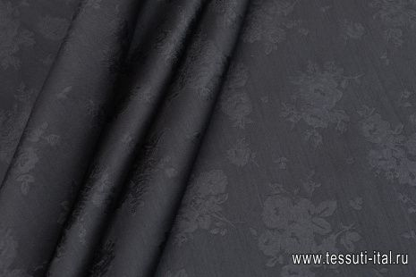 Жаккард (о) черный - итальянские ткани Тессутидея арт. 03-6747