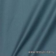 Пальтовая продублированная (о) бирюзово-серая - итальянские ткани Тессутидея арт. 09-1966