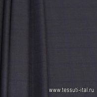 Костюмная (н) сине-розовая клетка на темно-сером Kiton - итальянские ткани Тессутидея арт. 05-4109