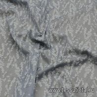 Батист (н) цветочный рисунок на серо-голубом - итальянские ткани Тессутидея арт. 01-7253