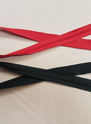 Молния потайная с декоративной собачкой 60-70см в ассортименте - в интернет-магазине тканей Тессутидея арт. F-4095