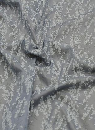 Батист (н) цветочный рисунок на серо-голубом - в интернет-магазине тканей Тессутидея арт. 01-7253