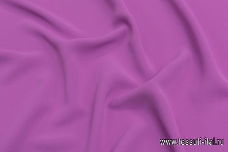 Плательная кади стрейч (о) розово-сиреневая - итальянские ткани Тессутидея арт. 03-5510