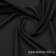 Сорочечная стрейч (о) черная - итальянские ткани Тессутидея арт. 01-7562