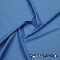 Хлопок стрейч 280 г/м (о) ярко-голубой - итальянские ткани Тессутидея арт. 01-7656