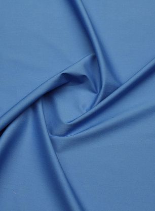 Хлопок стрейч 280 г/м (о) ярко-голубой - в интернет-магазине тканей Тессутидея арт. 01-7656