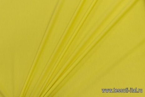 Трикотаж хлопок (о) желтый - итальянские ткани Тессутидея арт. 12-1105