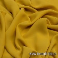 Шелк кади (о) серо-желтый - итальянские ткани Тессутидея арт. 10-0616
