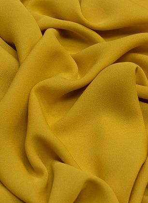 Крепжоржет (о) охра - в интернет-магазине тканей Тессутидея арт. 10-0616