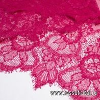 Кружевное полотно (о) розовое в стиле Valentino - итальянские ткани Тессутидея арт. 03-6103
