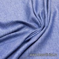 Лен (о) голубой меланж - итальянские ткани Тессутидея арт. 16-0535