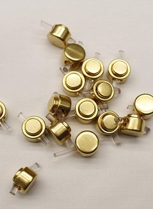 Фиксатор для шнура металл золото - в интернет-магазине тканей Тессутидея арт. F-6928