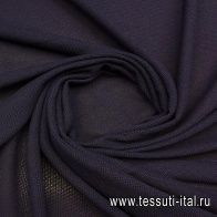 Трикотаж пике (о) темно-синий - итальянские ткани Тессутидея арт. 12-0711