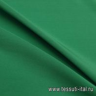 Крепдешин (о) ярко-зеленый - итальянские ткани Тессутидея арт. 10-4605