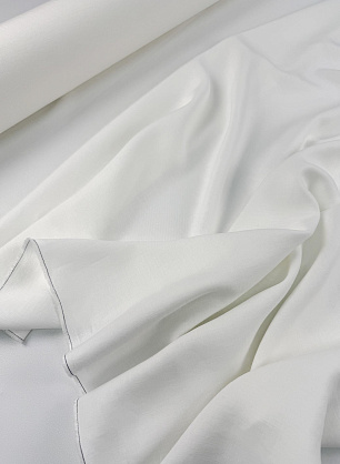 Лен костюмный (о) белый - в интернет-магазине тканей Тессутидея арт. 16-1165