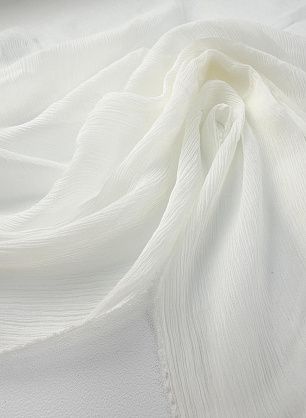 Шифон крэш (о) айвори - в интернет-магазине тканей Тессутидея арт. 10-4724