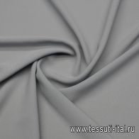 Крепжоржет (о) светло-серый - итальянские ткани Тессутидея арт. 10-3872