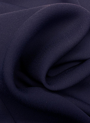 Крепдешин (о) темно-синий - в интернет-магазине тканей Тессутидея арт. 02-8033