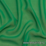 Шифон (о) ярко-зеленый - итальянские ткани Тессутидея арт. 10-2100