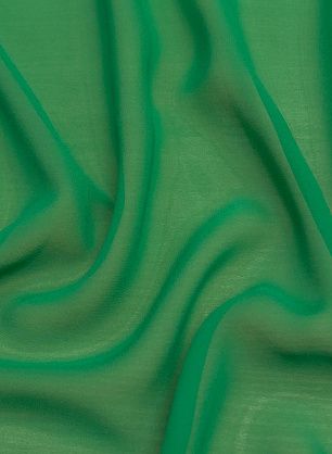 Шифон (о) ярко-зеленый - в интернет-магазине тканей Тессутидея арт. 10-2100
