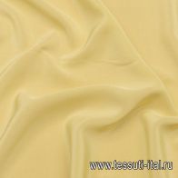 Крепдешин (о) желто-серый - итальянские ткани Тессутидея арт. 10-2668