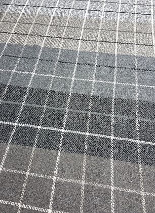 Пальтовая букле (н) клетка бежево-серая - в интернет-магазине тканей Тессутидея арт. 09-1291