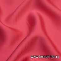 Шелк дабл (о) коралловый - итальянские ткани Тессутидея арт. 10-2142