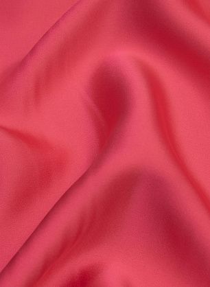 Шелк дабл (о) коралловый - в интернет-магазине тканей Тессутидея арт. 10-2142