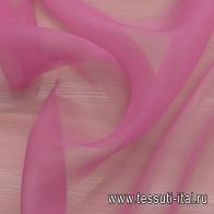 Органза (о) розовая - итальянские ткани Тессутидея арт. 10-2964
