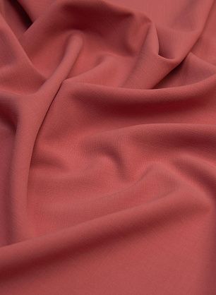Плательная дабл стрейч (о) розово-терракотовая - в интернет-магазине тканей Тессутидея арт. 17-0936