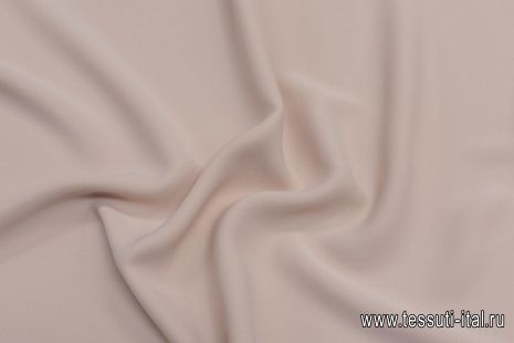 Плательная кади стрейч (о) бежевая - итальянские ткани Тессутидея арт. 03-5515
