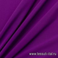 Крепдешин (о) темно-сиреневый - итальянские ткани Тессутидея арт. 02-8533