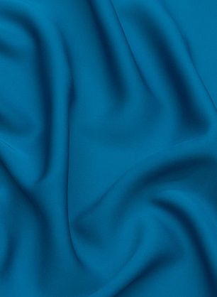 Крепдешин (о) темно-бирюзовый - в интернет-магазине тканей Тессутидея арт. 10-2832