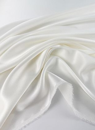 Шелк атлас стрейч (о) айвори - в интернет-магазине тканей Тессутидея арт. 10-4050