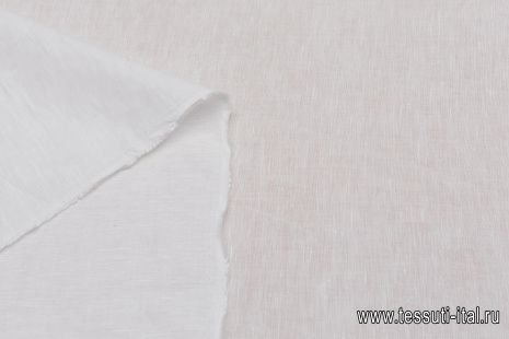 Лен (о) белый - итальянские ткани Тессутидея арт. 16-0819