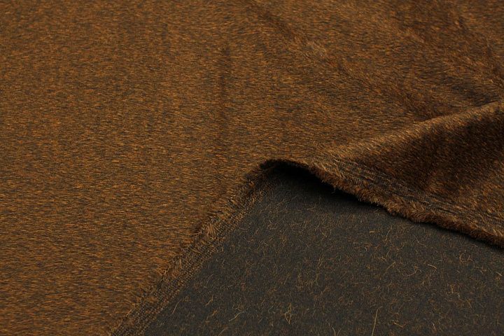 Пальтовая (о) темно-коричневая меланж - итальянские ткани Тессутидея арт. 09-2068