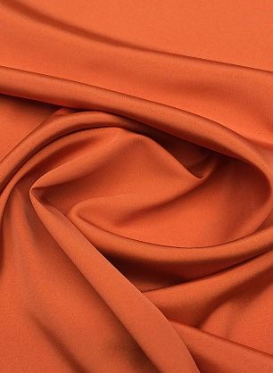 Плательная кади стрейч (о) оранжевая - в интернет-магазине тканей Тессутидея арт. 02-7208