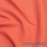 Плательная вискоза стрейч (о) морковная - итальянские ткани Тессутидея арт. 04-1392