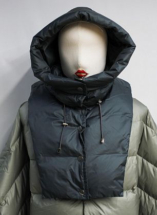 Деталь для верхней одежды капюшон морская волна - в интернет-магазине тканей Тессутидея арт. F-6451