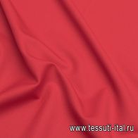 Костюмная стрейч (о) красная - итальянские ткани Тессутидея арт. 05-4376