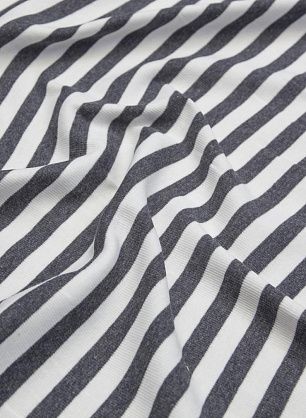 Трикотаж хлопок (н) серо-белая полоска - в интернет-магазине тканей Тессутидея арт. 12-0763