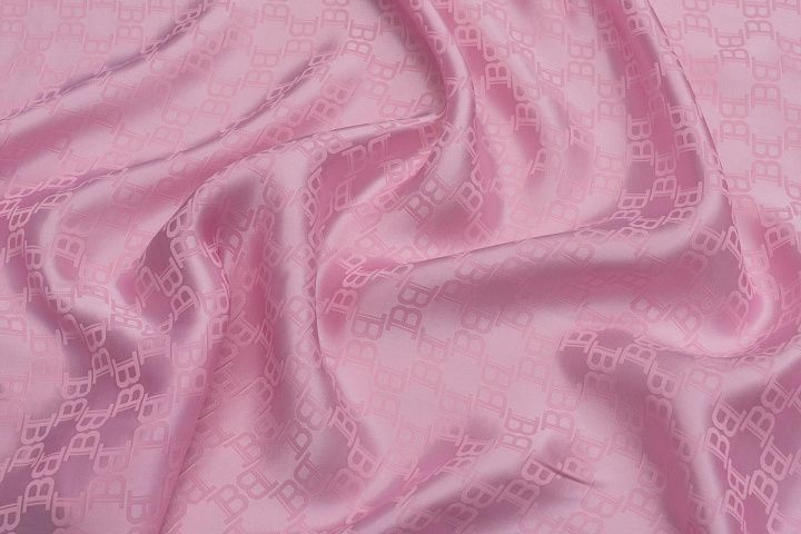 Шелк дама (140 г/м) (о) розовый - итальянские ткани Тессутидея арт. 10-2939