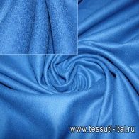 Пальтовая сукно double (о) синяя - итальянские ткани Тессутидея арт. 05-1714