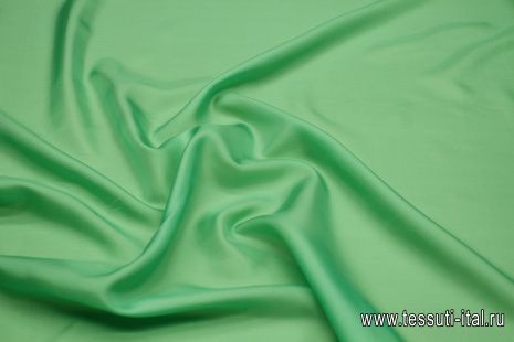 Подкладочная вискоза (о) ярко-зеленая  - итальянские ткани Тессутидея арт. 08-1370