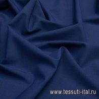 Плательная стрейч (о) синяя меланж - итальянские ткани Тессутидея арт. 17-0946
