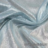 Шифон с люрексом (о) серебрянно-голубой  - итальянские ткани Тессутидея арт. 10-1185