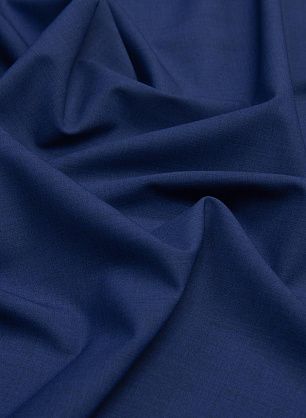 Плательная стрейч (о) синяя меланж - в интернет-магазине тканей Тессутидея арт. 17-0946